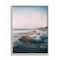 Stupell Industries Ocean Waves Wall Art in Gray Frame